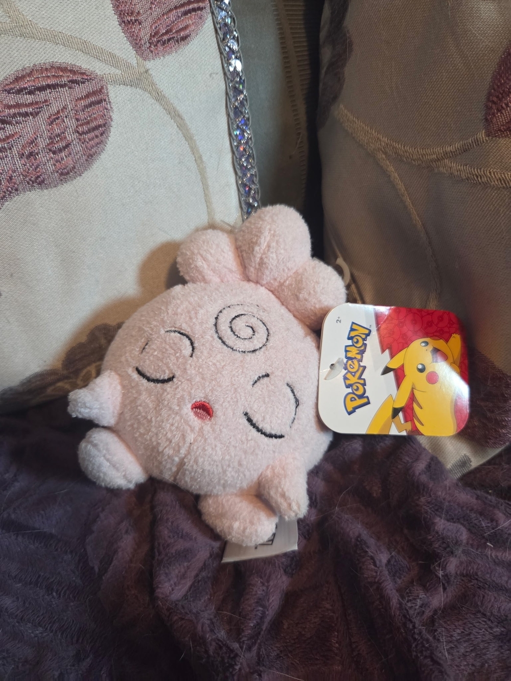 Pokemon Sleeping Igglybuff Plush - NWT